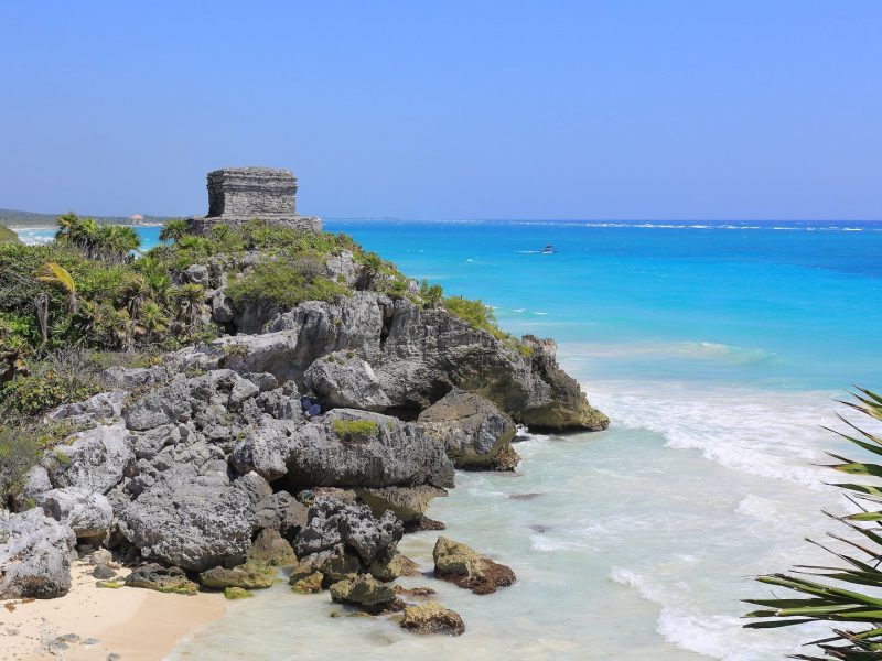 Tulum frente al Caribe mexicano - fotografía del destino